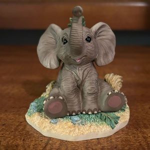 1995 African Elephant Hamilton Sculpture Collection "Protect Nature's Innocents"
